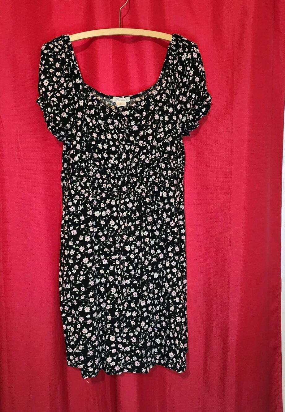 Women's Dress Mini Stretch Floral Size 2X